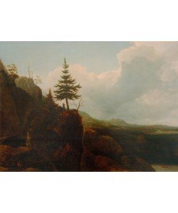 Allart van Everdingen, Gebirgslandschaft mit Tanne