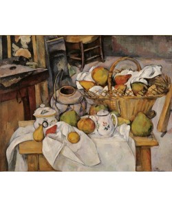 Paul Cézanne, Nature morte au panier ou La table de cuisine