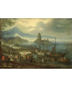 Jan Brueghel der Ältere, Die Predigt am See Genezareth