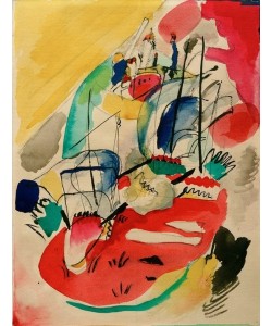 Wassily Kandinsky, Entwurf zu Improvisation 31, (Seeschlacht)