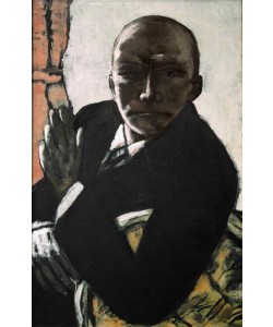 Max Beckmann, Selbstbildnis in Schwarz