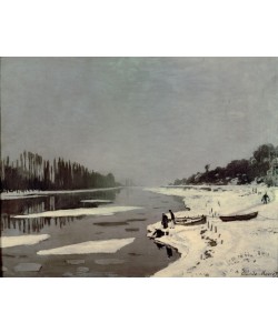 Claude Monet, Glaçons sur la Seine à Bougival