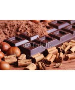 al62, tavoletta di cioccolato con cacao in polvere - due