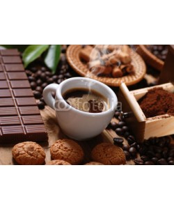 al62, tazza di caffè espresso con macinino in legno
