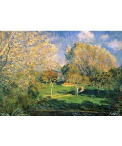 Alfred Sisley, Der Garten von Monsieur Hoschéde