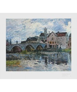 Alfred Sisley, Die Brücke von Moret, 1887