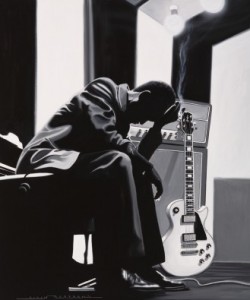 Alain Bertrand, Pause in the Studio