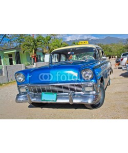 ALEKSANDAR TODOROVIC, Classic Chevrolet on January 20,2010 in Santiago de Cuba.