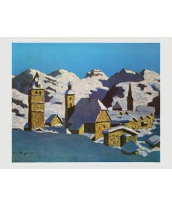 Alfons Walde, Kitzbühel im Winter