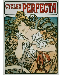 Alfons Maria Mucha, Werbeplakat für \"Cycles Perfecta\"
