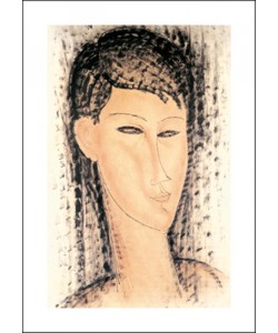 Amedeo Modigliani, Portrait (Büttenpapier)