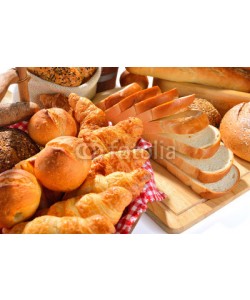 amenic181, bread and rolls isolated on white background