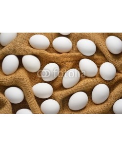 amenic181, white eggs on burlap