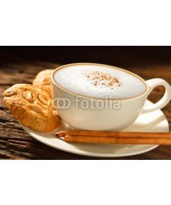 amenic181, A cup of cappuccino and cookies
