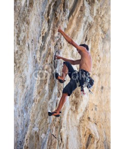 Andrey Bandurenko, Rock climber on a face of a cliff