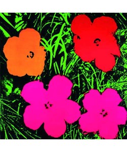Andy Warhol, Flowers red, o.r.