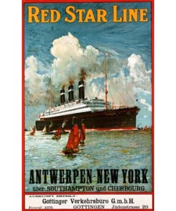 Anonymous, Red Star Line, Antwerpen - New York