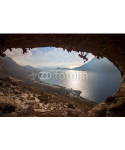 Andrey Bandurenko, Silhouette of a rock climber at sunset, Kalymnos, Greece