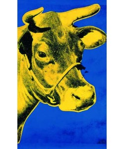 Andy Warhol, Cow (yellow / blue)