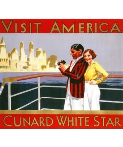 Anonymous, Visit America, Cunard White Star 