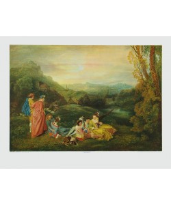Antoine Watteau, Die Liebe auf dem Lande