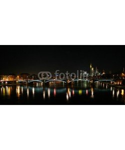 anweber, Skyline of Frankfurt and river Main, Germany