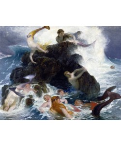 Arnold Böcklin, Spiel der Najaden