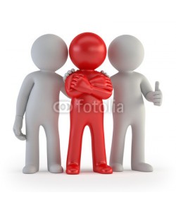 Art3D, 3d small people - leader of a team