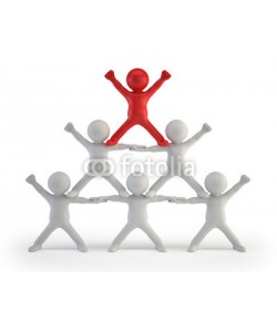 Art3D, 3d small people - pyramid of success