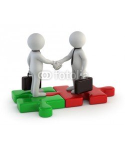 Art3D, 3d small people - Business greeting