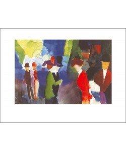 August Macke, Leute die sich begegnen