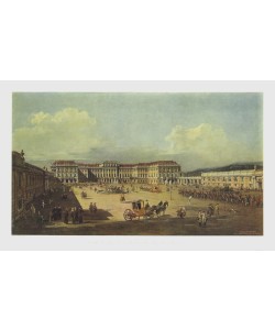 Bernardo Canaletto, Lustschloß Schönbrunn zur Zeit Maria Theresias