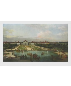 Bernardo Canaletto, Schloß Nymphenburg vom Park aus