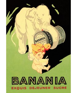 Vintage Elephant, Banania Exquis Dejeuner Sucre