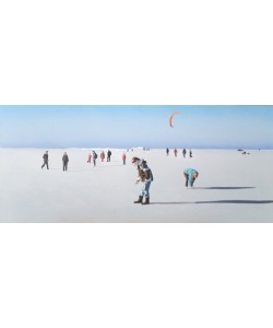Bernhard  Kock, Wintersonntag am Strand