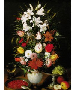 Pieter Brueghel der Jüngere, Vaso ornato di fiori
