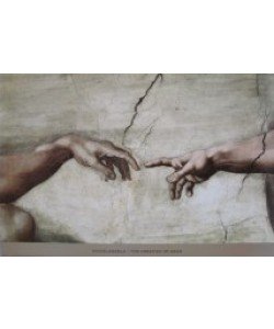 Michelangelo, Die Erschaffung des Adam (Detail)