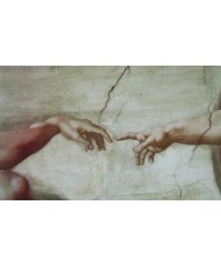 Michelangelo, Die Erschaffung des Adam (Detail)