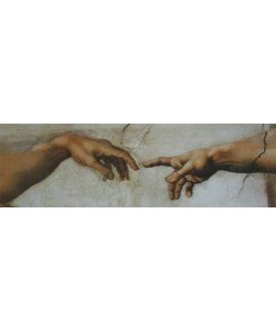 Michelangelo, Die Erschaffung des Adam (Detail)