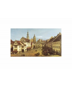 Giovanni Antonio Canaletto, Marketplace In Pirna