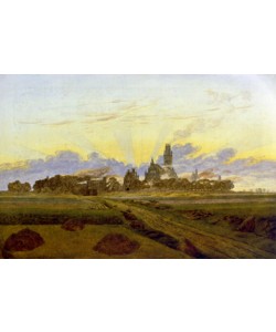 Caspar David Friedrich, Das brennende Neubrandenburg