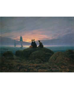 Caspar David Friedrich, Mondaufgang am Meer