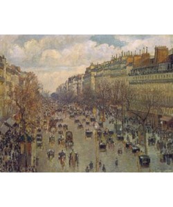Camille Pissarro, Der Boulevard Montmatre in Paris