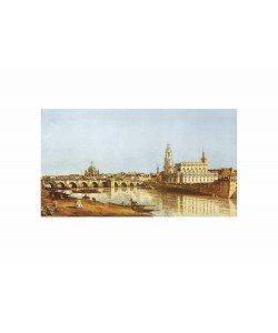 Giovanni Antonio Canaletto, Dresden, Elbufer