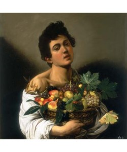 Michelangelo Caravaggio, Junger Mann mit Fruchtkorb