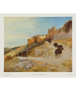 Carl Eduard Ferdinand Blechen, Aufstieg nach Narni