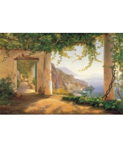 Carl Frederik Aagaard, View to the Amalfi Coast