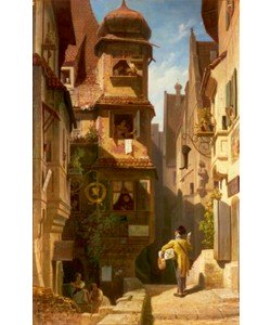 Carl Spitzweg, Der Briefbote im Rosental