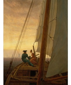 Caspar David Friedrich, Auf dem Segler. 1819