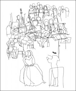 Cédric Chauvelot, Orchestre, 2009 (Büttenpapier)